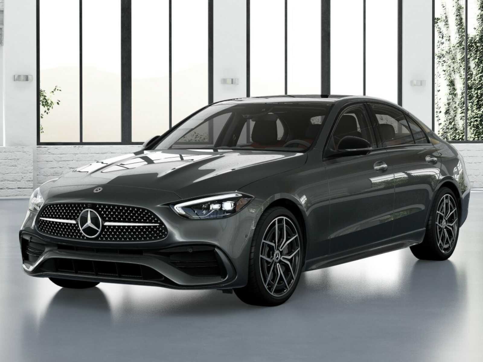 New 2026 Selenite Grey Metallic Mercedes-Benz C 300 4D Sedan image 2