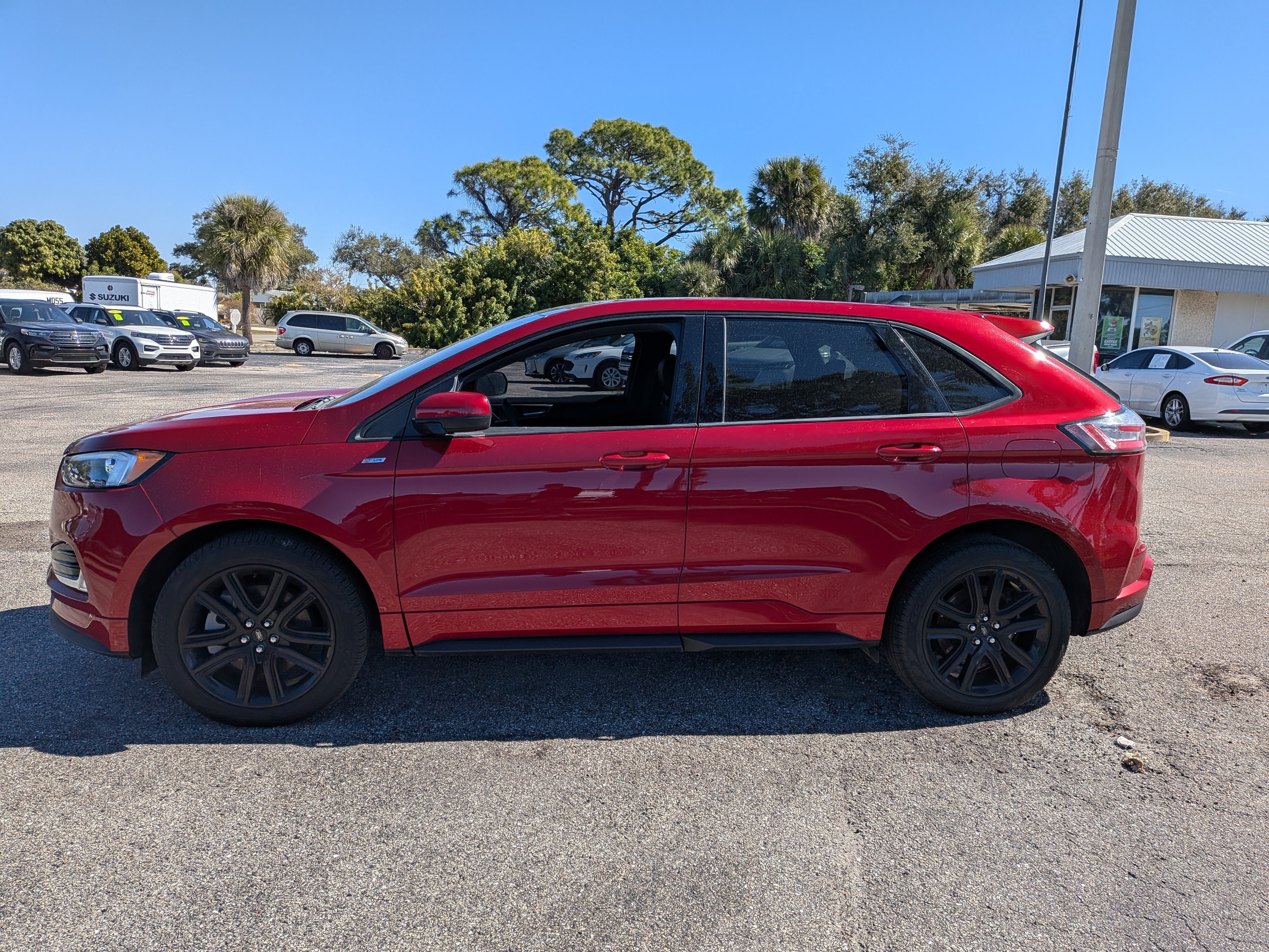 Used 2024 Rapid Red Metallic Tinted Clearcoat Ford ST-Line image 7