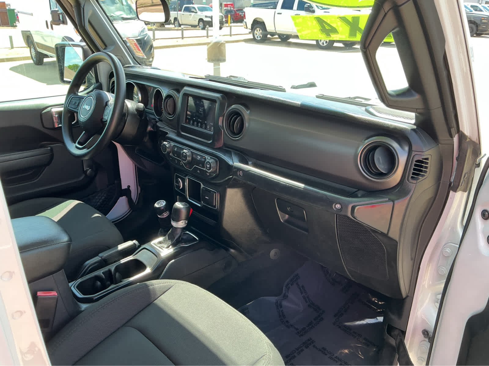 Used 2023 Bright White Clearcoat Jeep Sport image 21