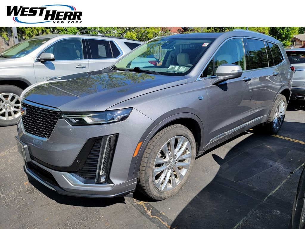 Used 2021 Gray Cadillac Premium Luxury image 1