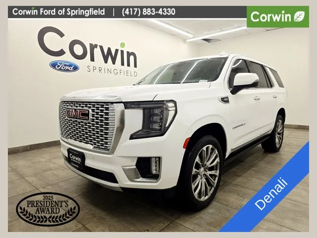 Used 2021 Summit White GMC Denali image 1