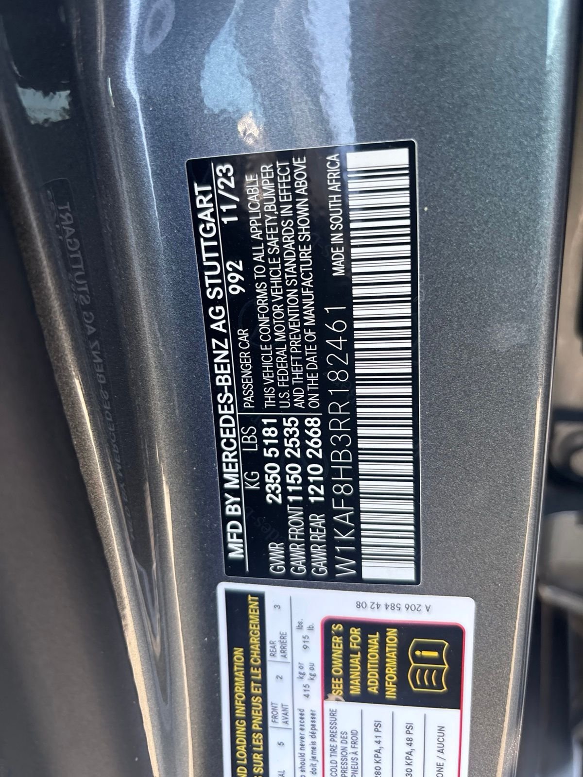 Used 2024 Selenite Gray Metallic Mercedes-Benz C 43 AMG® image 10