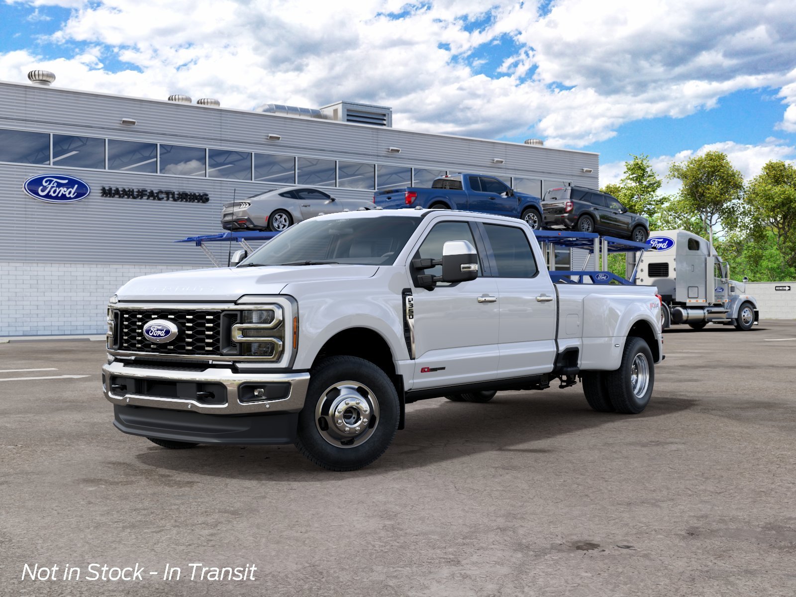 New 2027 Star White Metallic Tri-Coat Ford F-350® Lariat® image 2