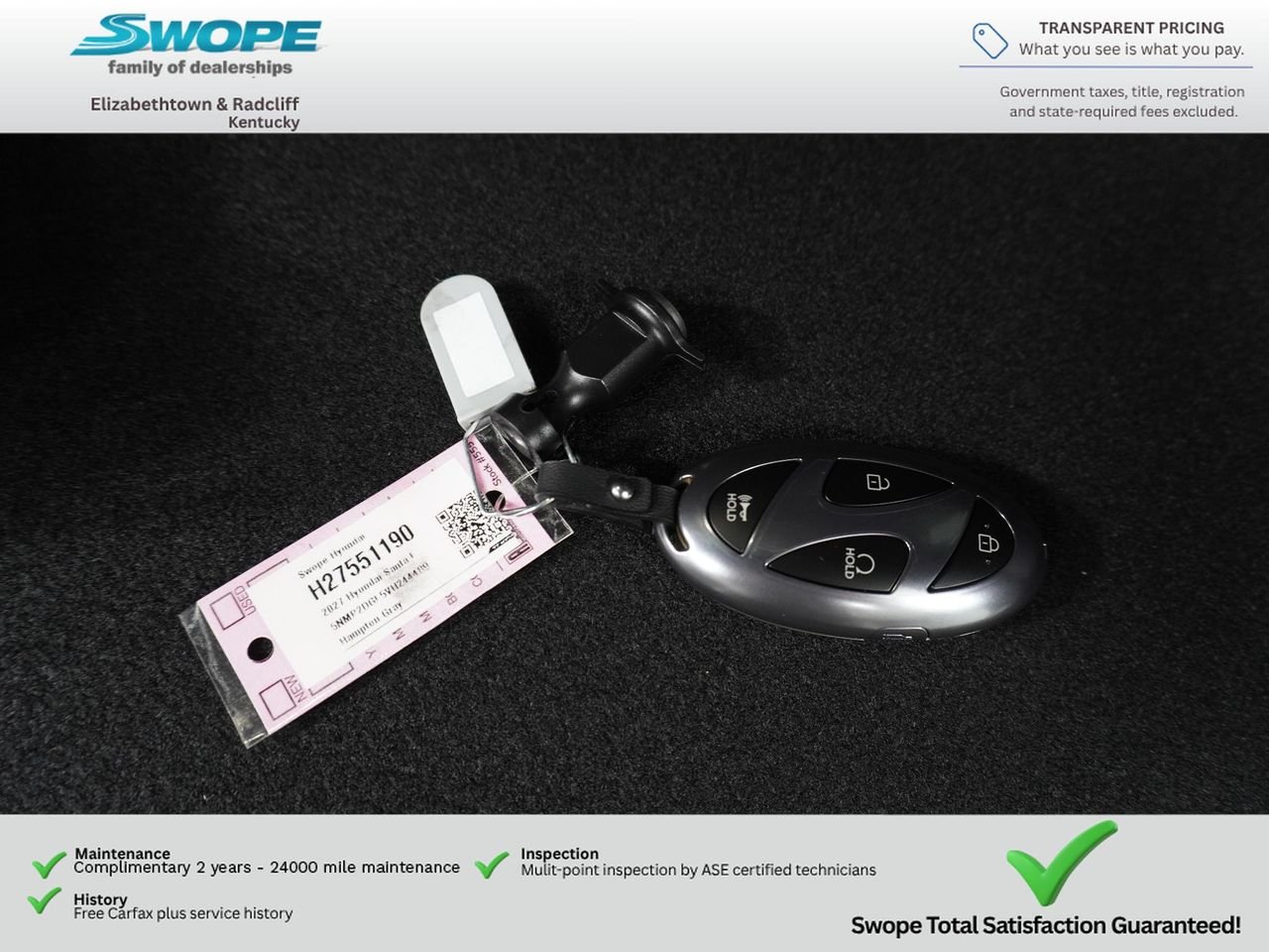 New 2027 Hampton Gray Hyundai SEL AWD image 30