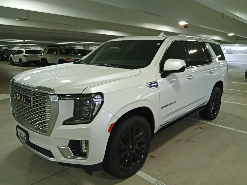 Used 2023 White Frost Tricoat GMC Denali image 1
