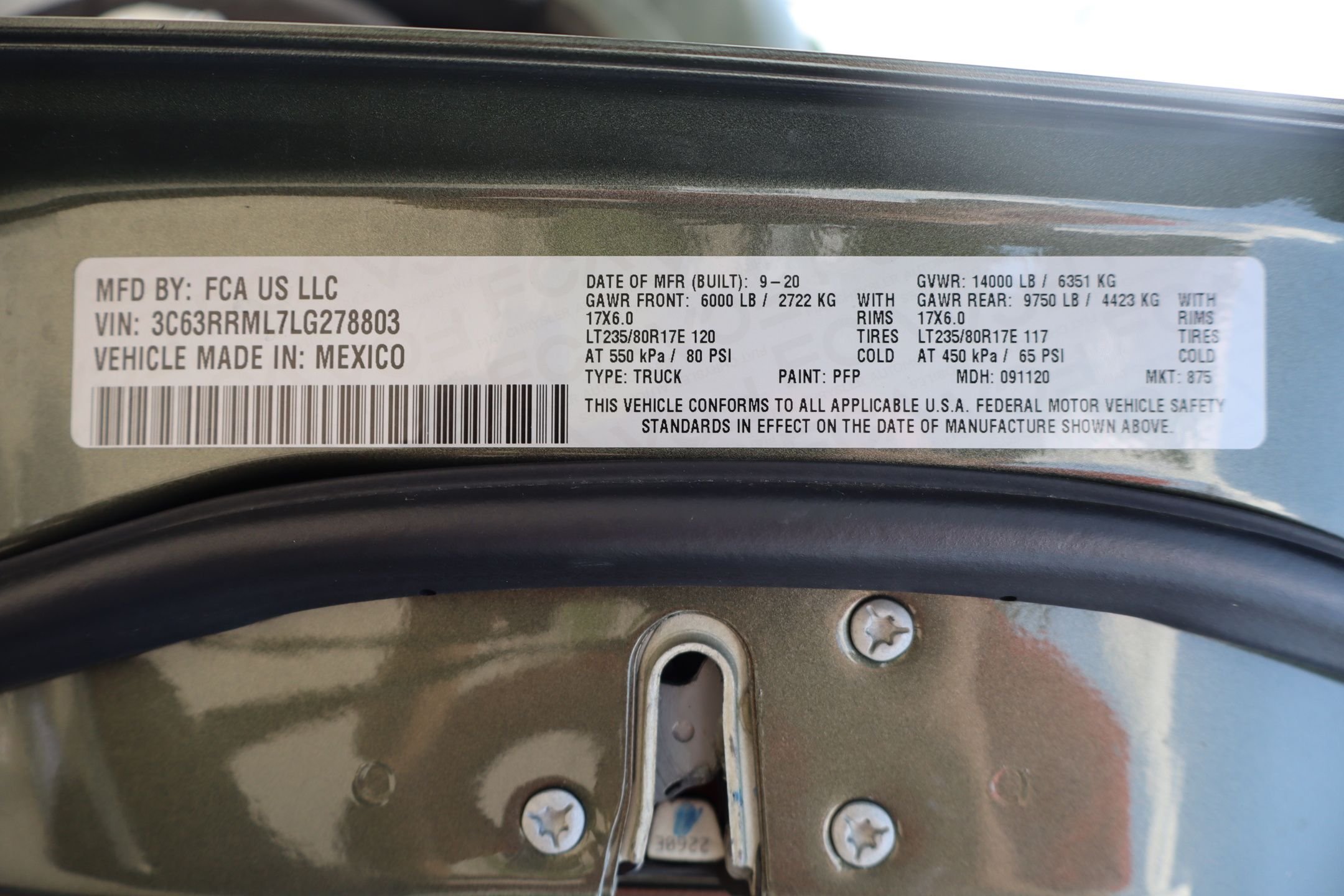 Used 2020 Olive Green Ram Laramie image 30