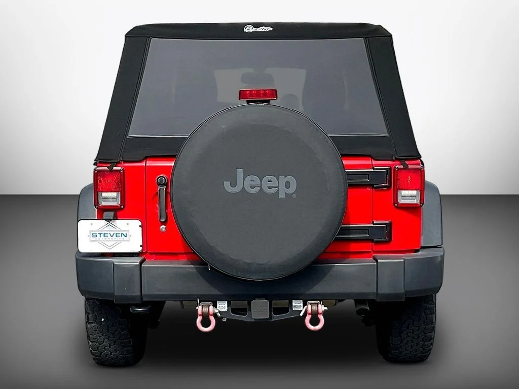 Used 2017 Red Clearcoat Jeep Unlimited Sport image 5