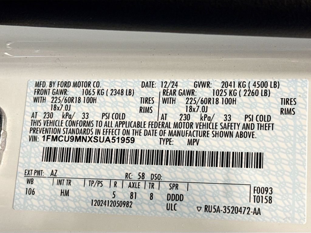 2025 Ford Escape ST-Line - Photo 24