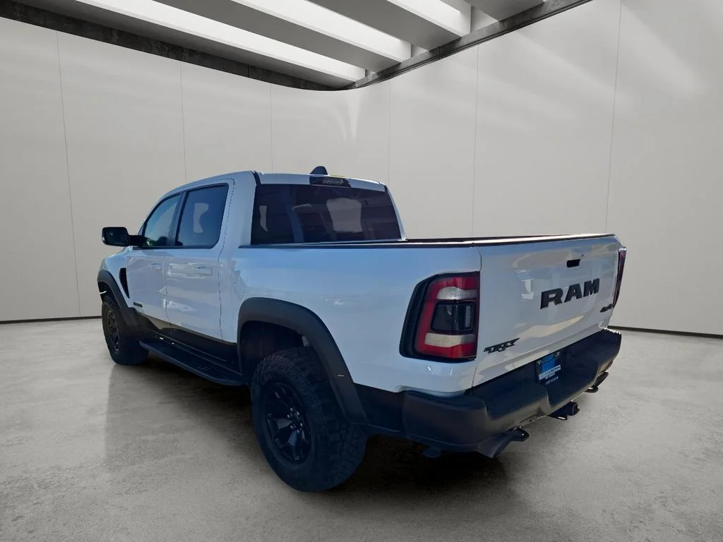 Used 2022 Bright White Clearcoat Ram TRX image 3