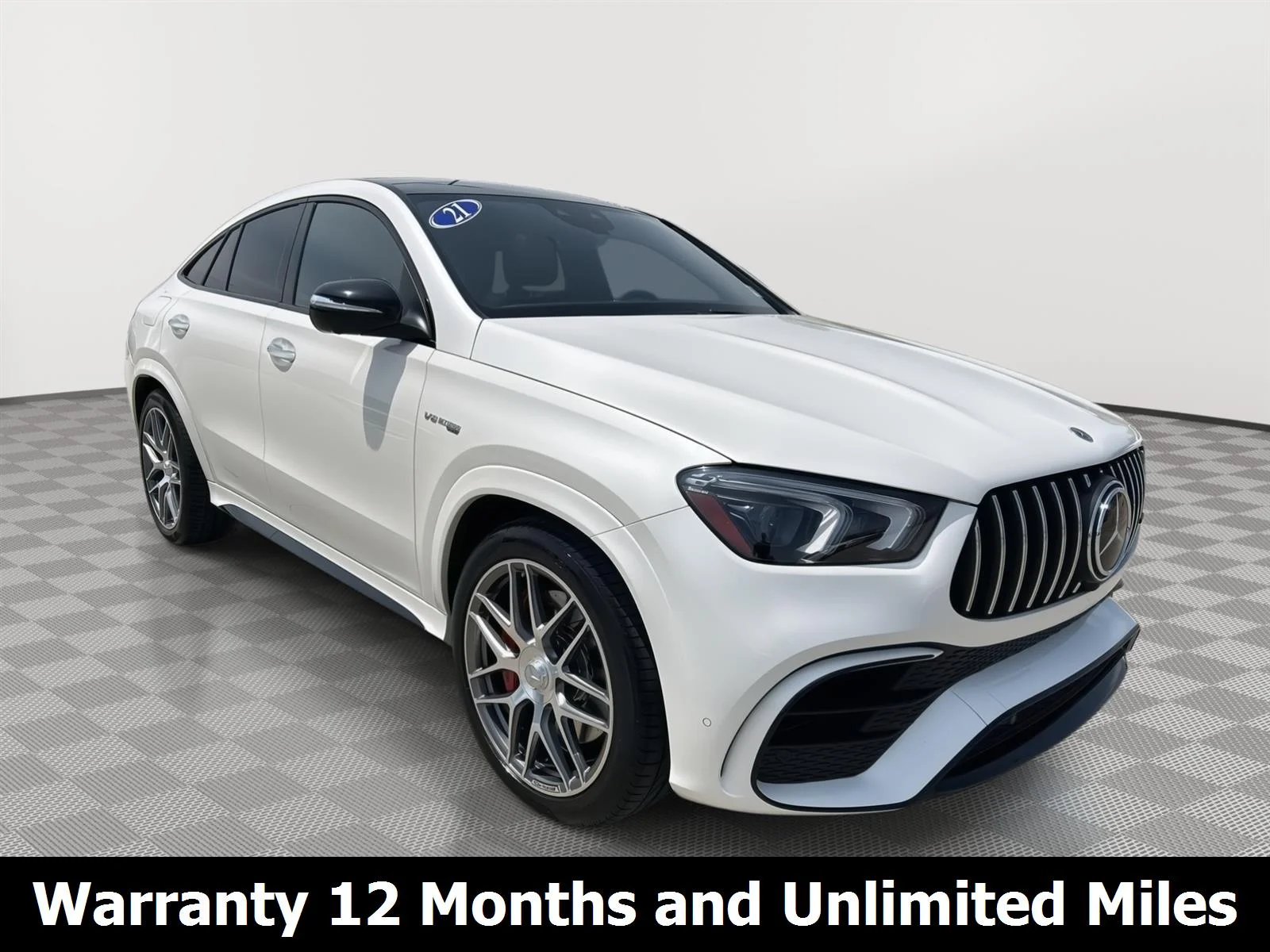 Certified Used 2021 designo Diamond White Metallic Mercedes-Benz AMG® GLE 63 S image 1