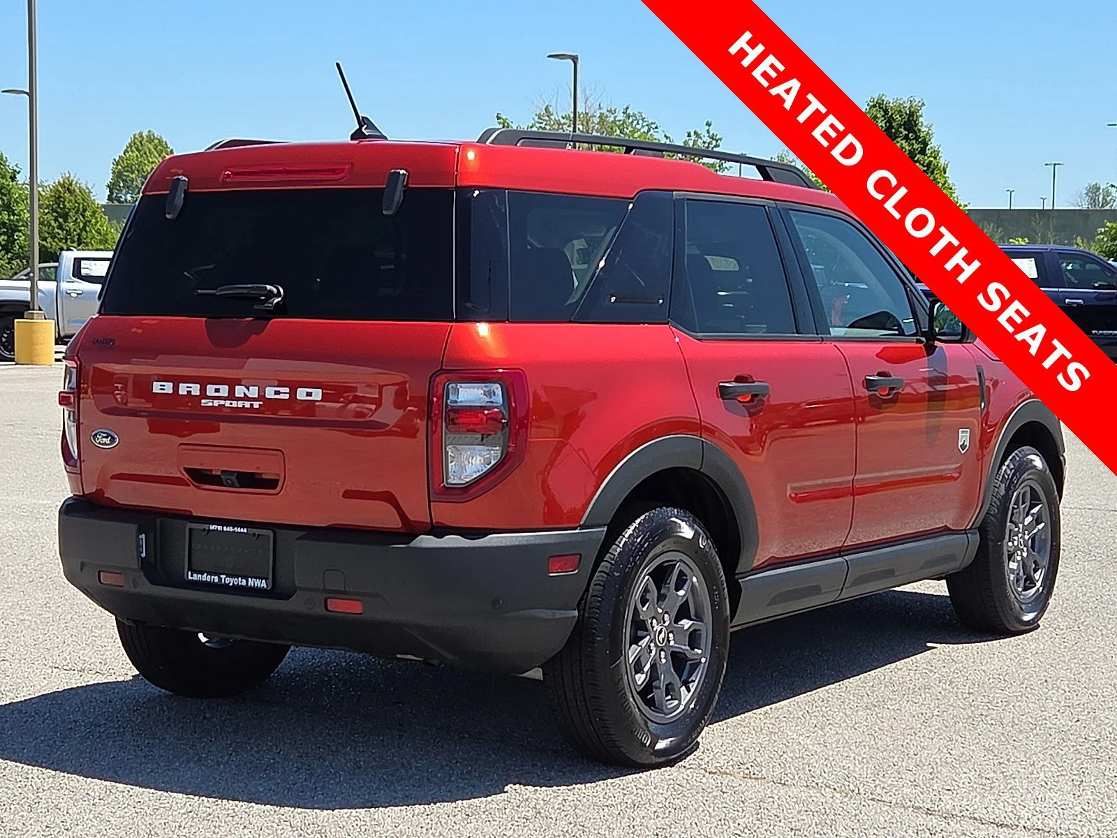 Used 2024 Hot Pepper Red Metallic Tinted Clearcoat Ford Big Bend image 5