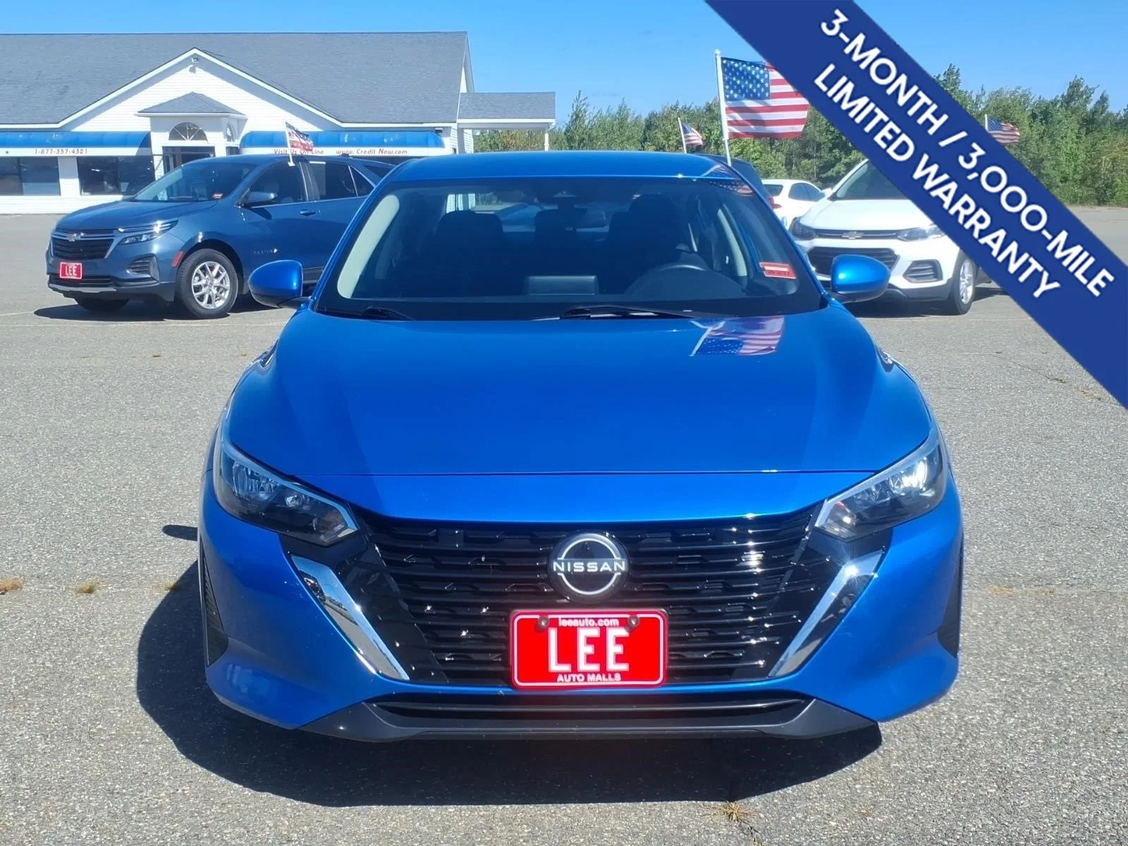 Used 2025 Electric Blue Metallic Nissan SV image 2