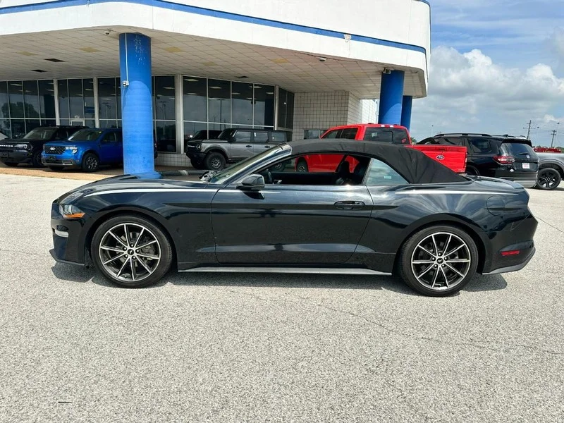 Used 2019 Shadow Black Ford EcoBoost Premium Convertible image 2