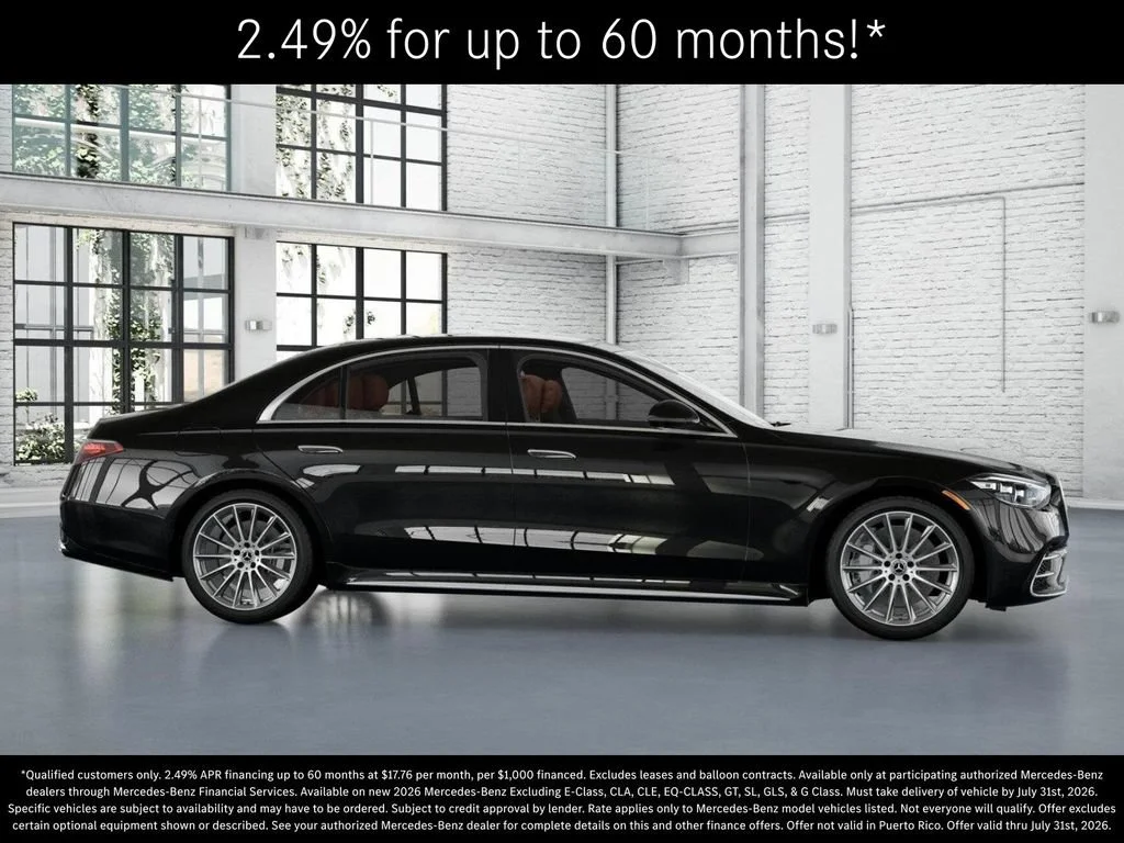 New 2026 Obsidian Black Metallic Mercedes-Benz S 580 image 57