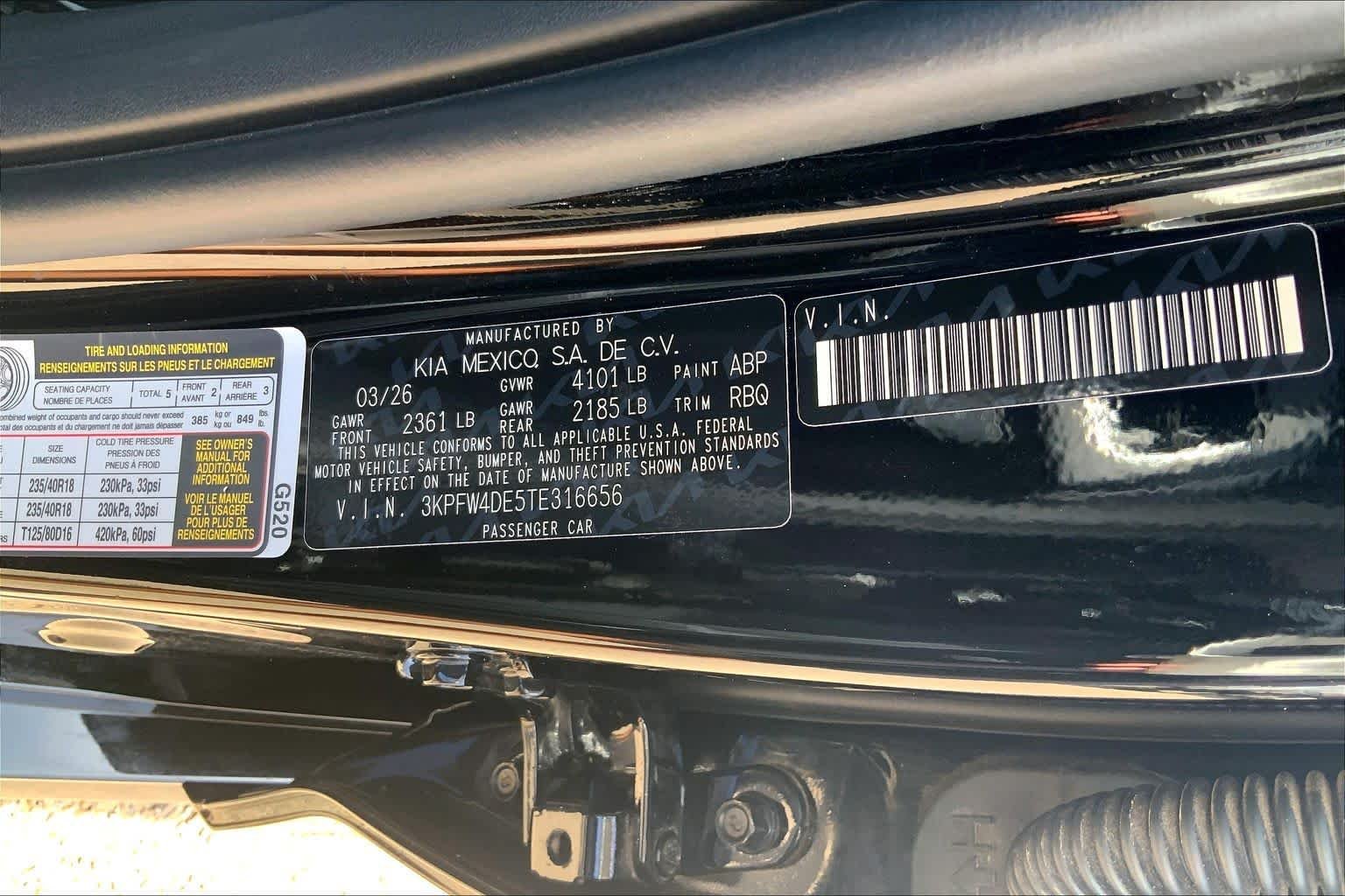 Used 2026 Aurora Black Pearl Kia GT-Line image 30