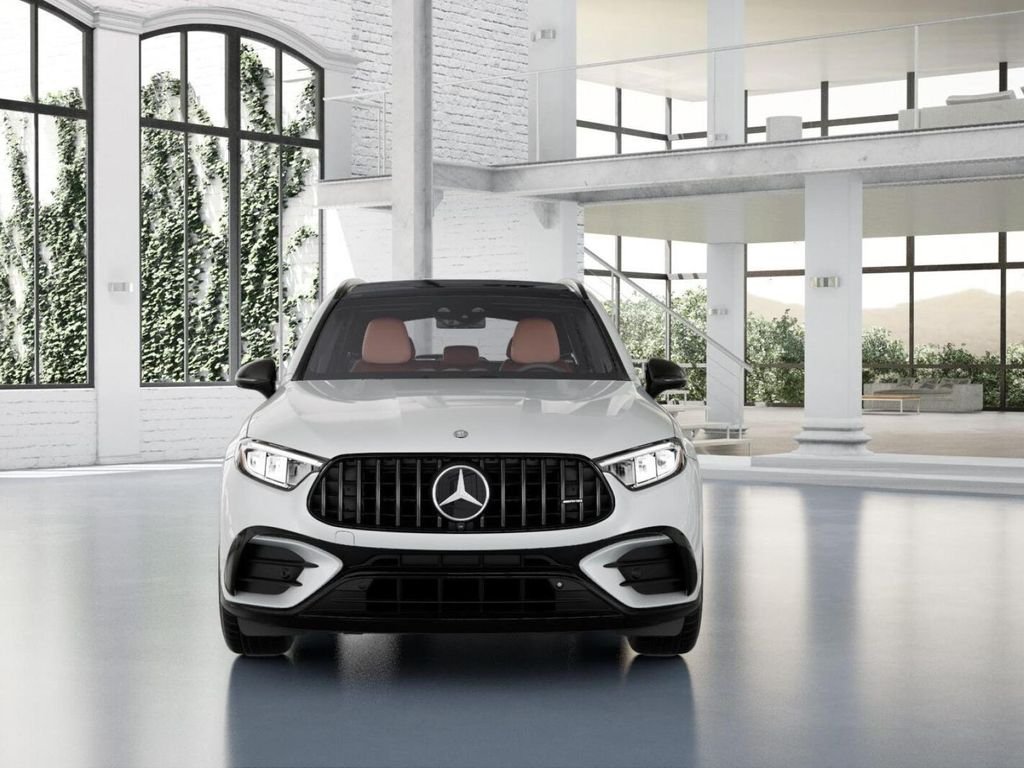 New 2025 MANUFAKTUR Moonlight White Metallic Mercedes-AMG AMG® GLC 63 S E Performance 4MATIC SUV image 7