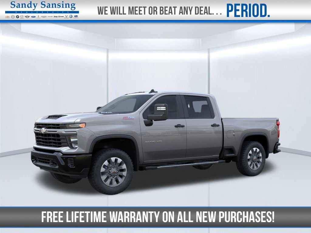 New 2026 Sterling Gray Metallic Chevrolet Custom image 1