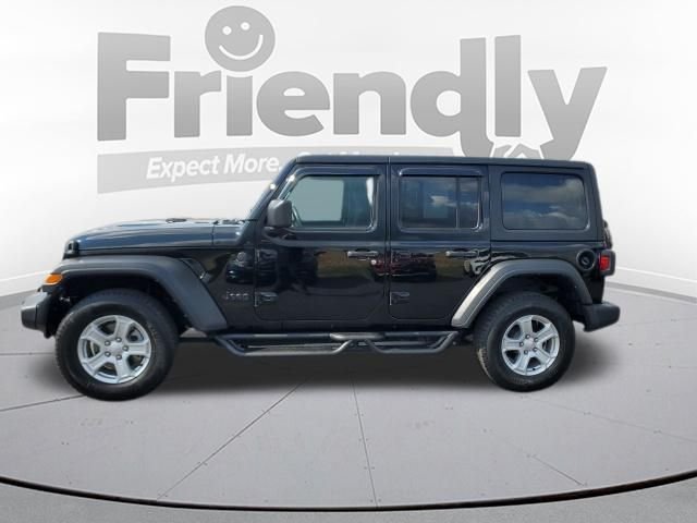 Used 2022 Black Jeep Unlimited Sport S image 2