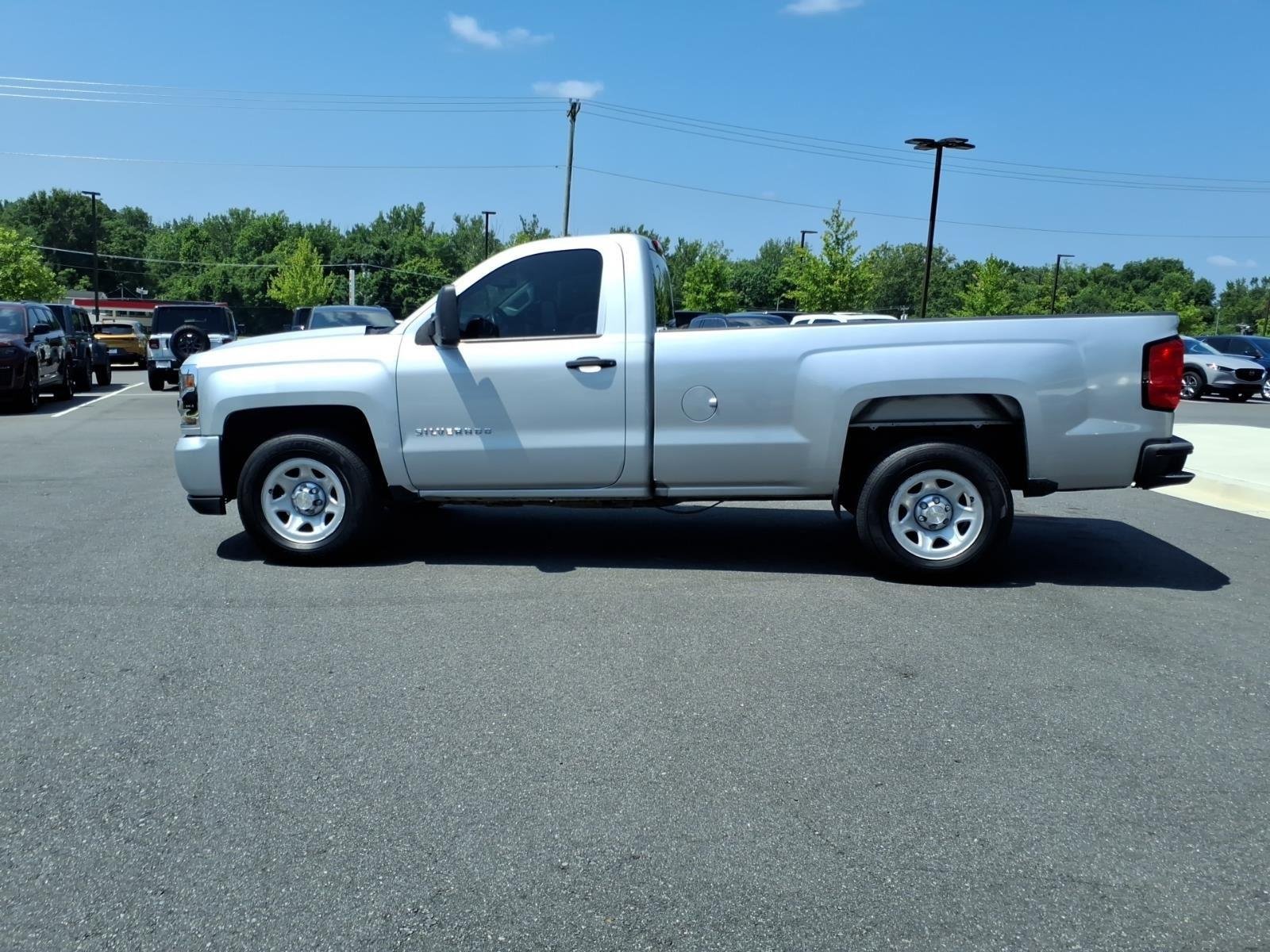 Used 2018 Silver Ice Metallic Chevrolet Work Truck image 3