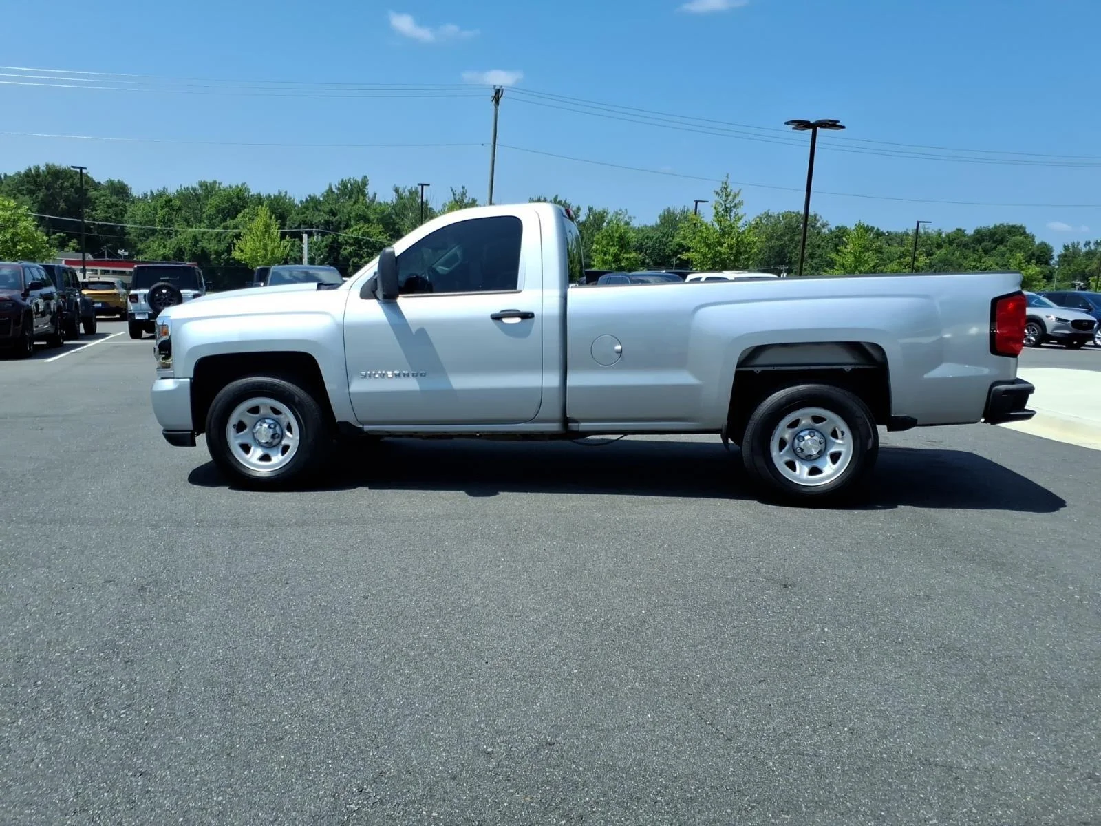 Used 2018 Silver Ice Metallic Chevrolet Work Truck image 3