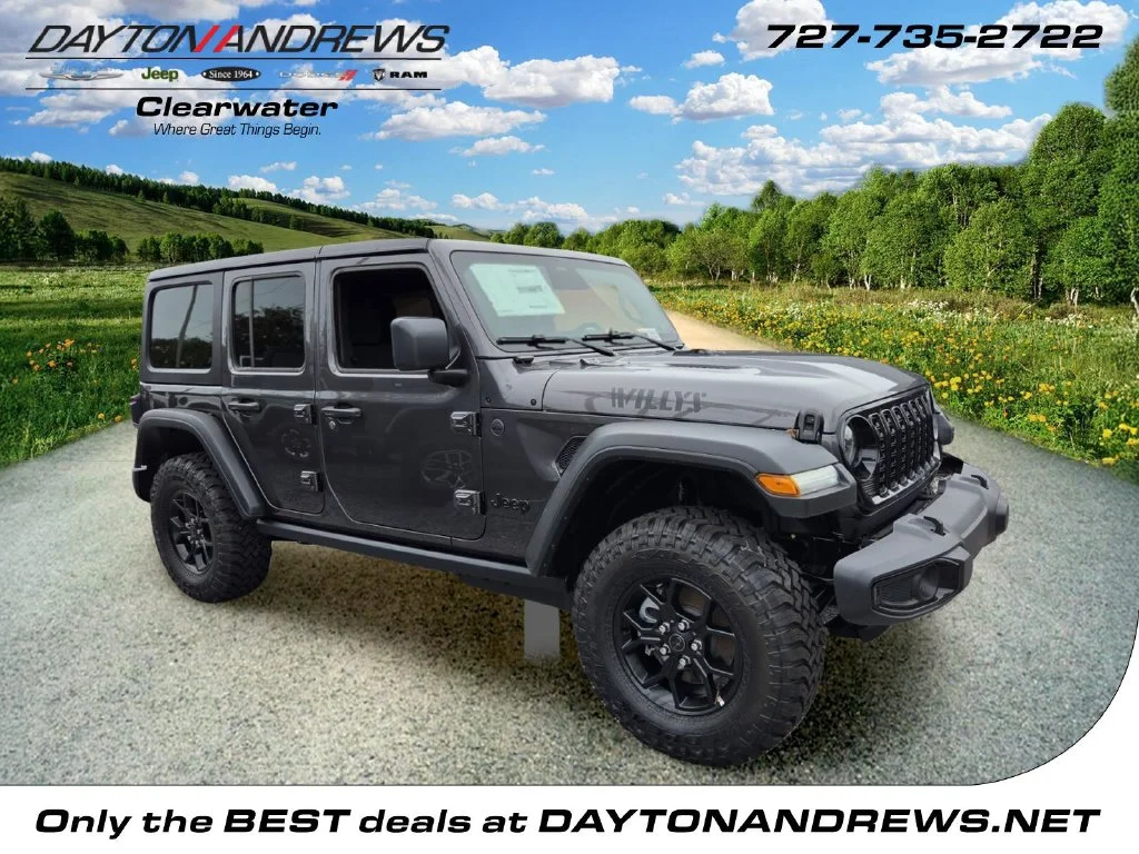 New 2026 Granite Crystal Metallic Clear-Coat Exterior Paint Jeep Willys image 1