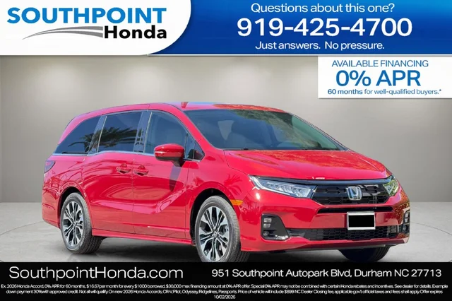 2027 Honda Odyssey Elite