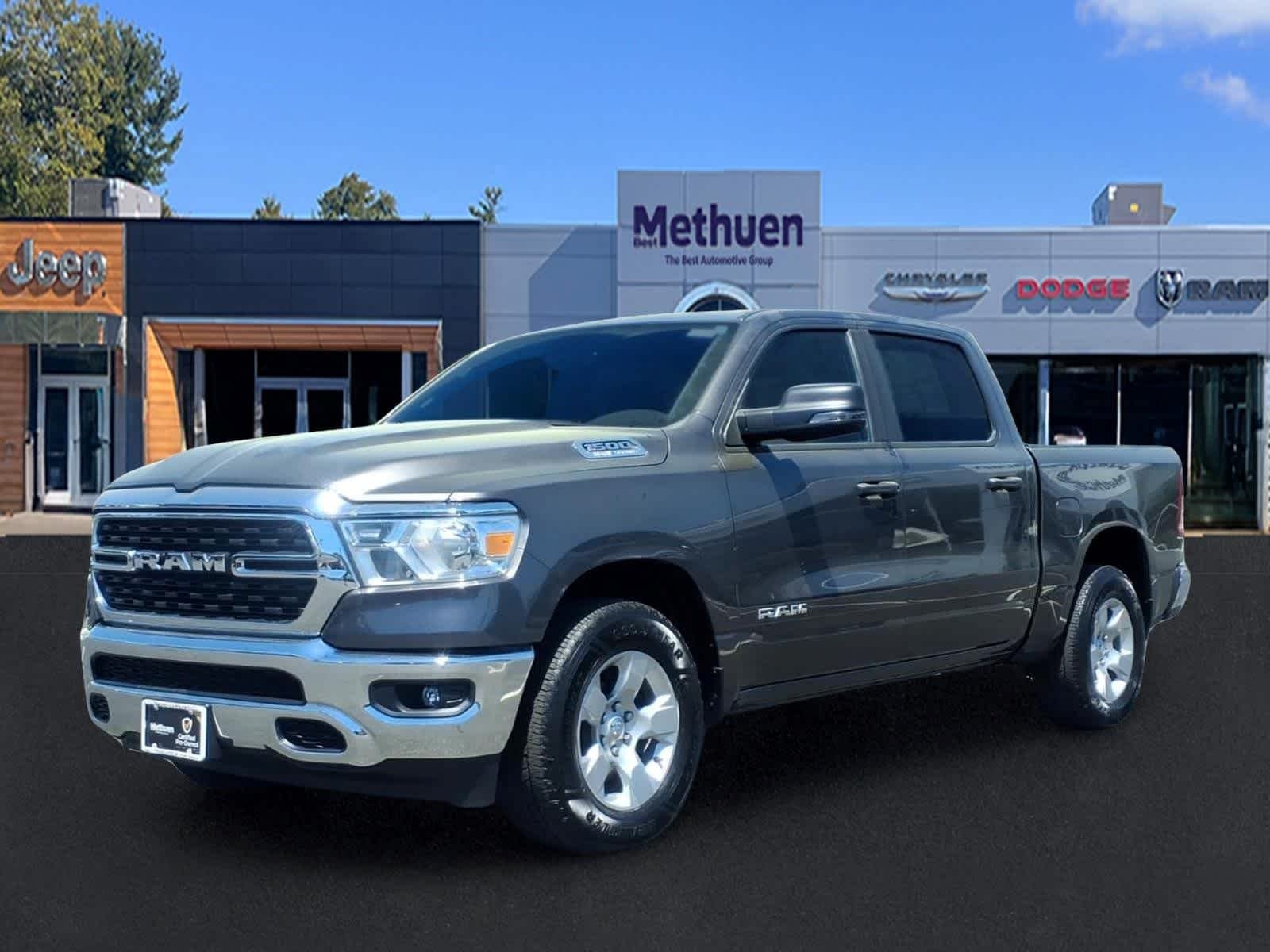 Used 2023 Granite Crystal Metallic Clearcoat Ram Big Horn image 7