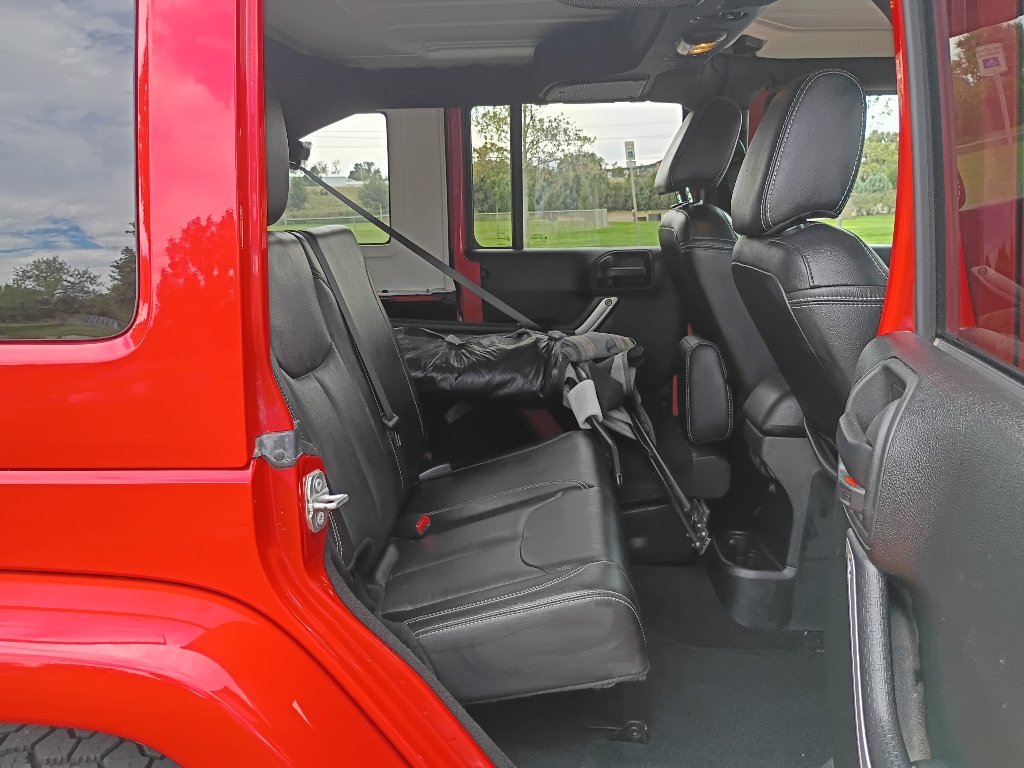 Used 2017 Firecracker Red Clearcoat Jeep Sahara image 14