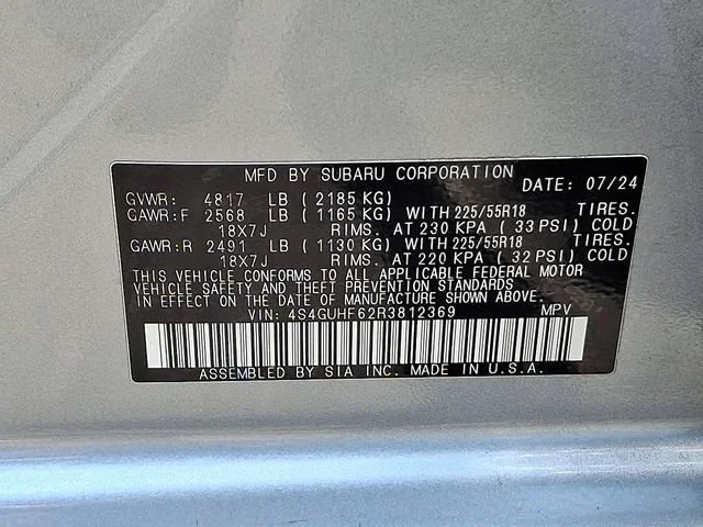Used 2024 Silver Subaru Sport image 27