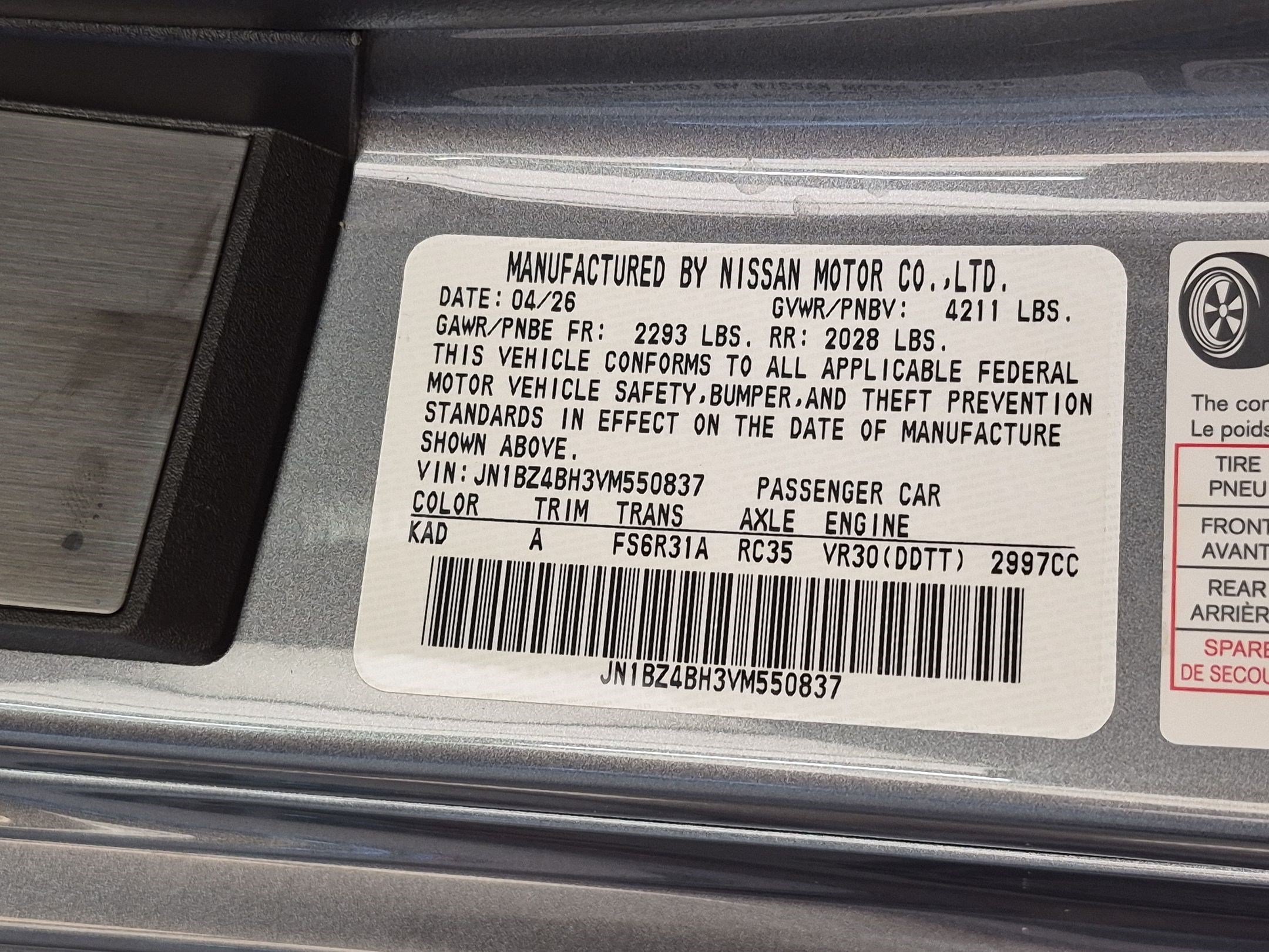 New 2027 Gun Metallic Nissan Performance image 24