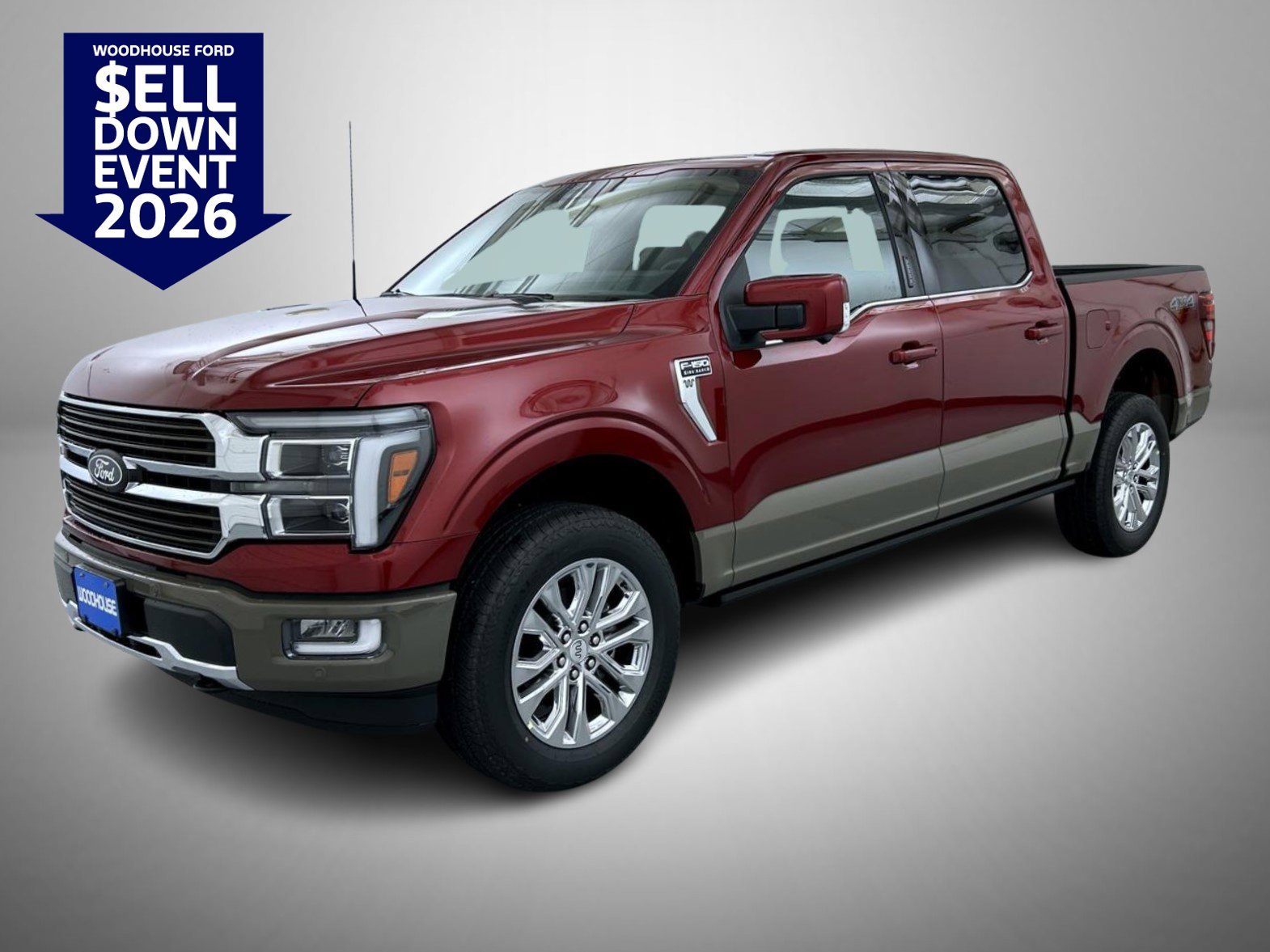 New 2026 Ruby Red Metallic Tinted Clearcoat Ford King Ranch image 1