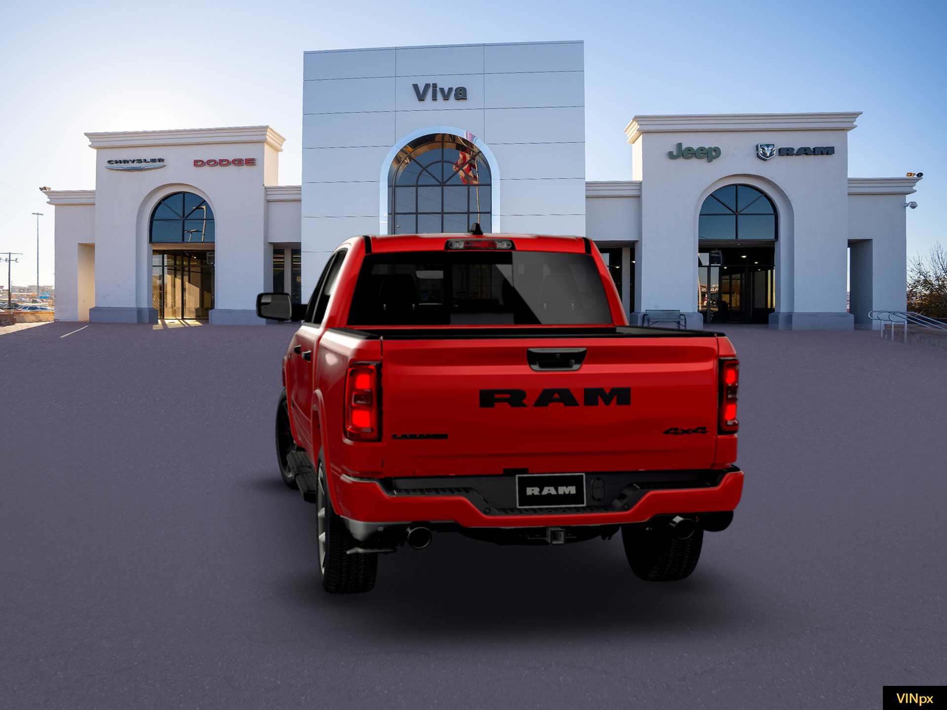 New 2026 Molten Red Pearl-Coat Exterior Paint RAM LARAMIE image 25