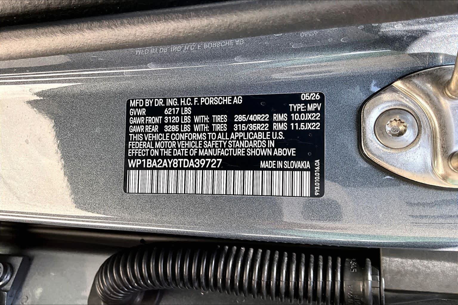 New 2026 Vanadium Grey Metallic Porsche  image 26