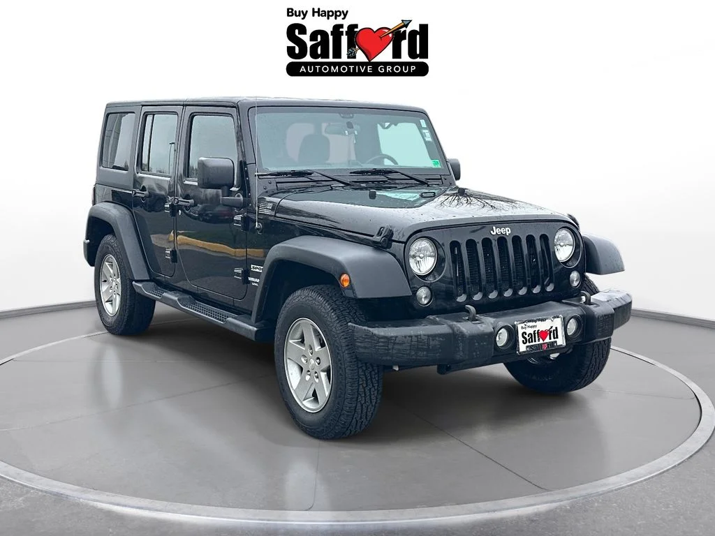 Used 2016 Black Jeep Unlimited Sport image 9