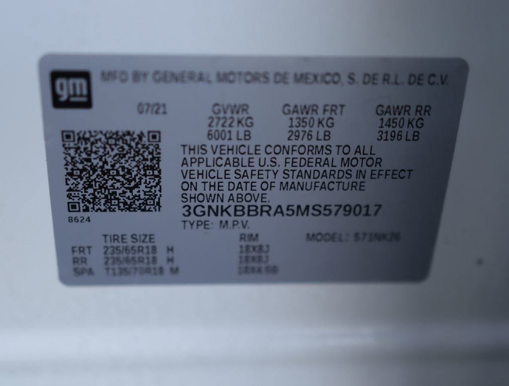 Used 2021 Summit White Chevrolet 1LT image 34