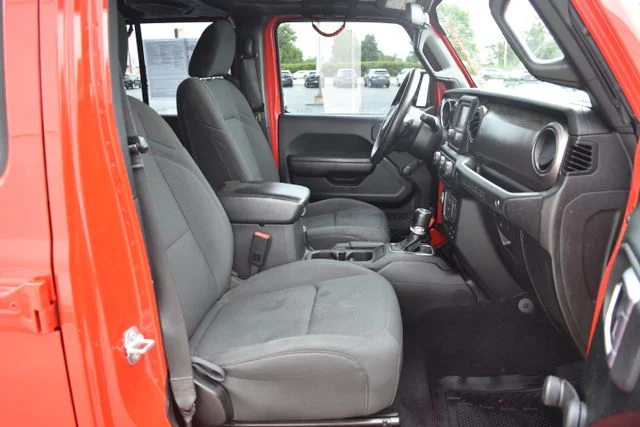 Used 2021 Red Jeep Unlimited Sport image 22