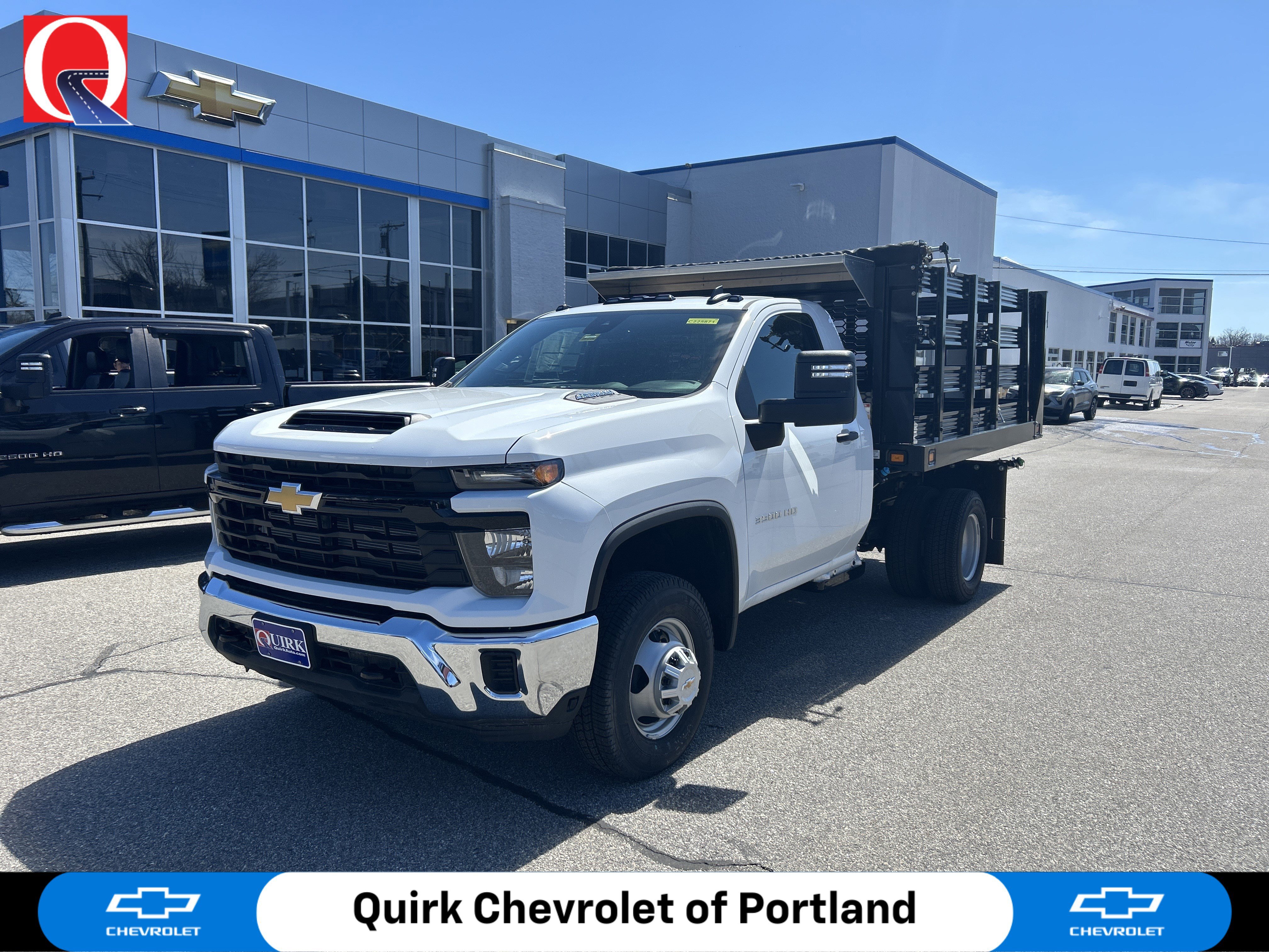 New 2025 Summit White Chevrolet Work Truck image 1