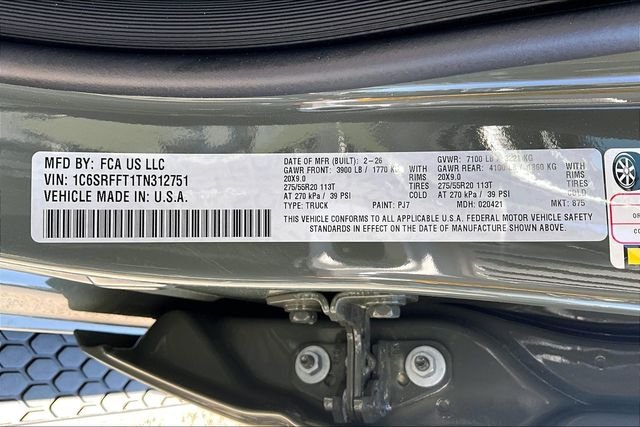 New 2026 Ram 1500 Big Horn/Lone Star 4D Crew Cab