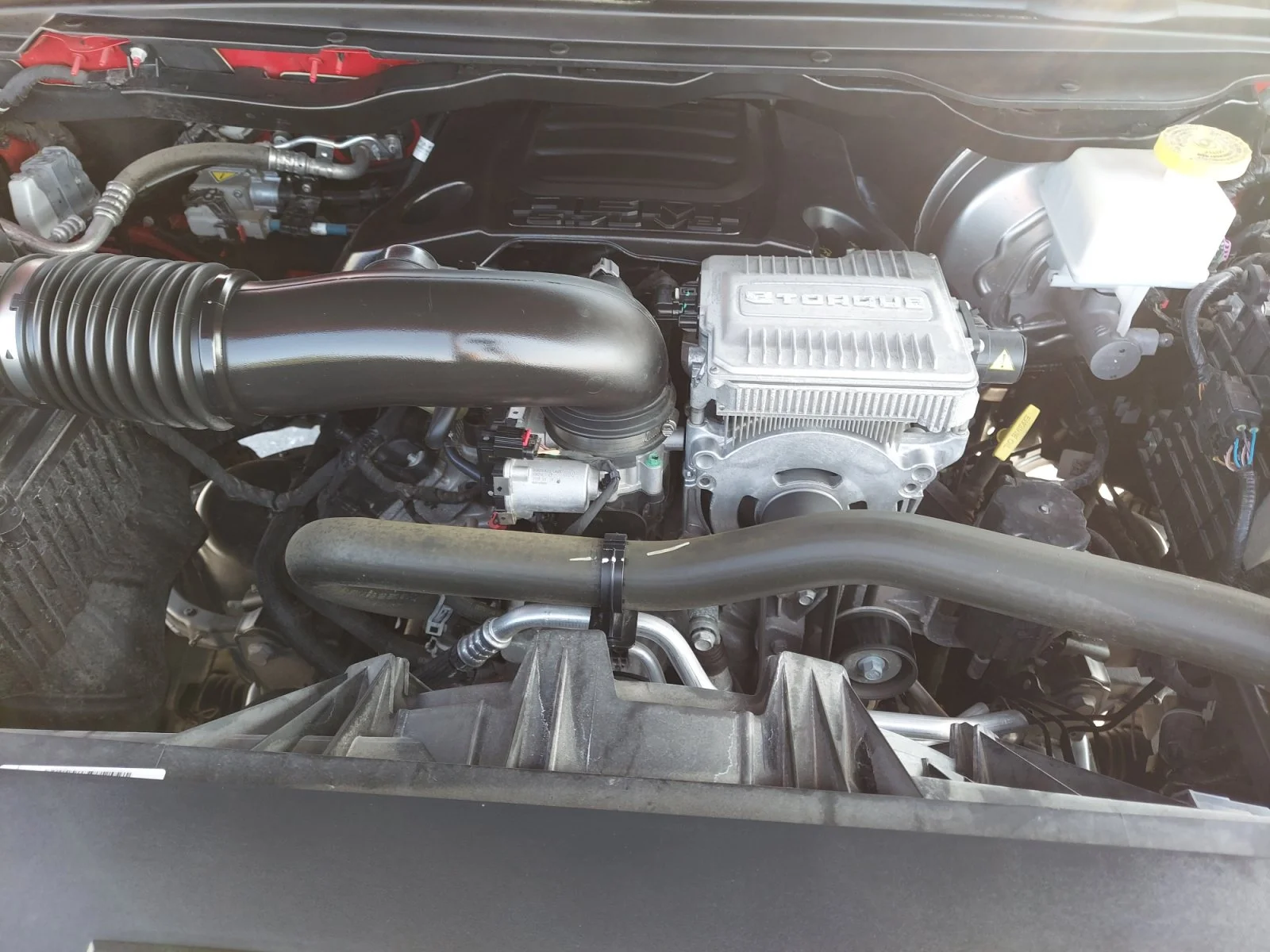 Used 2024 Flame Red Clearcoat Ram Laramie image 31