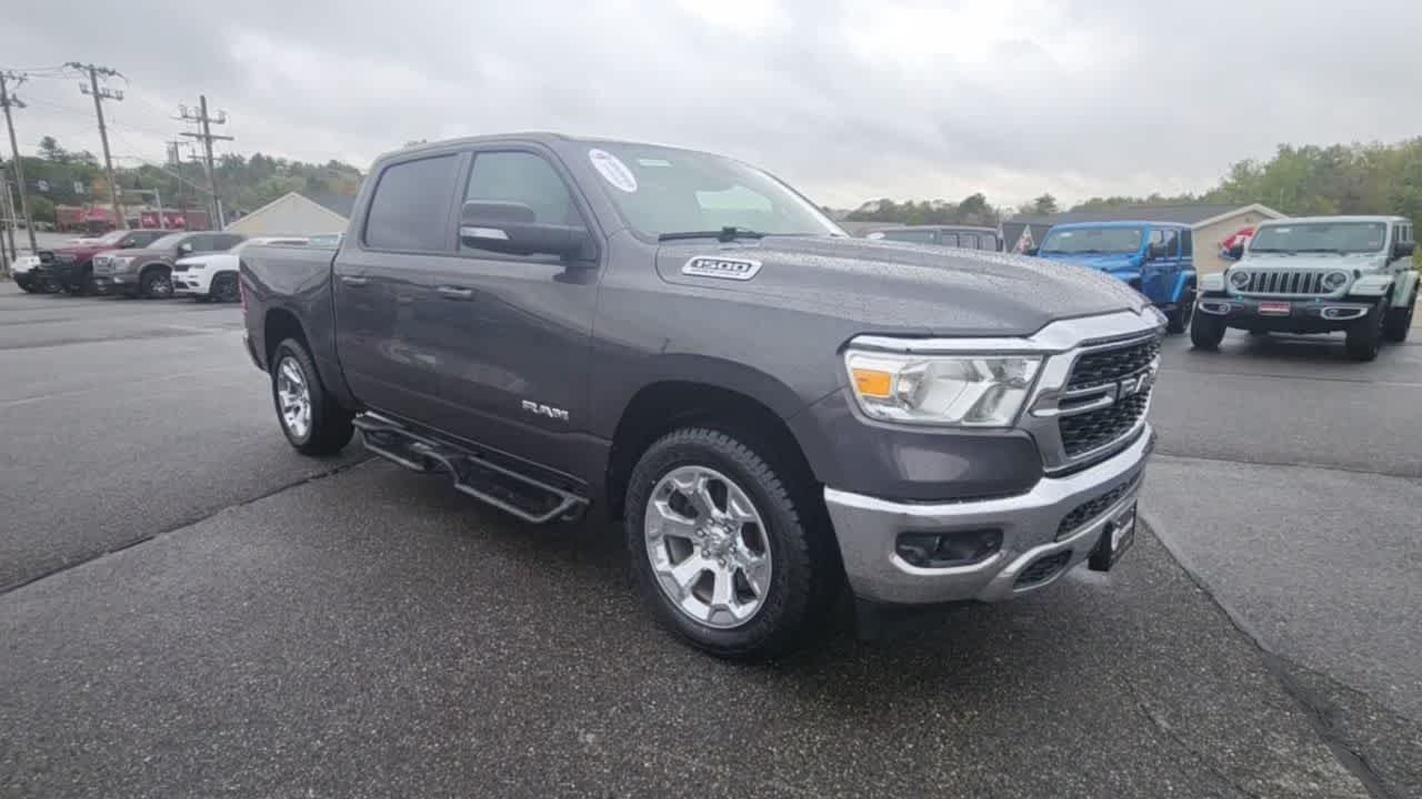 Used 2022 Granite Crystal Metallic Clearcoat Ram Big Horn image 3