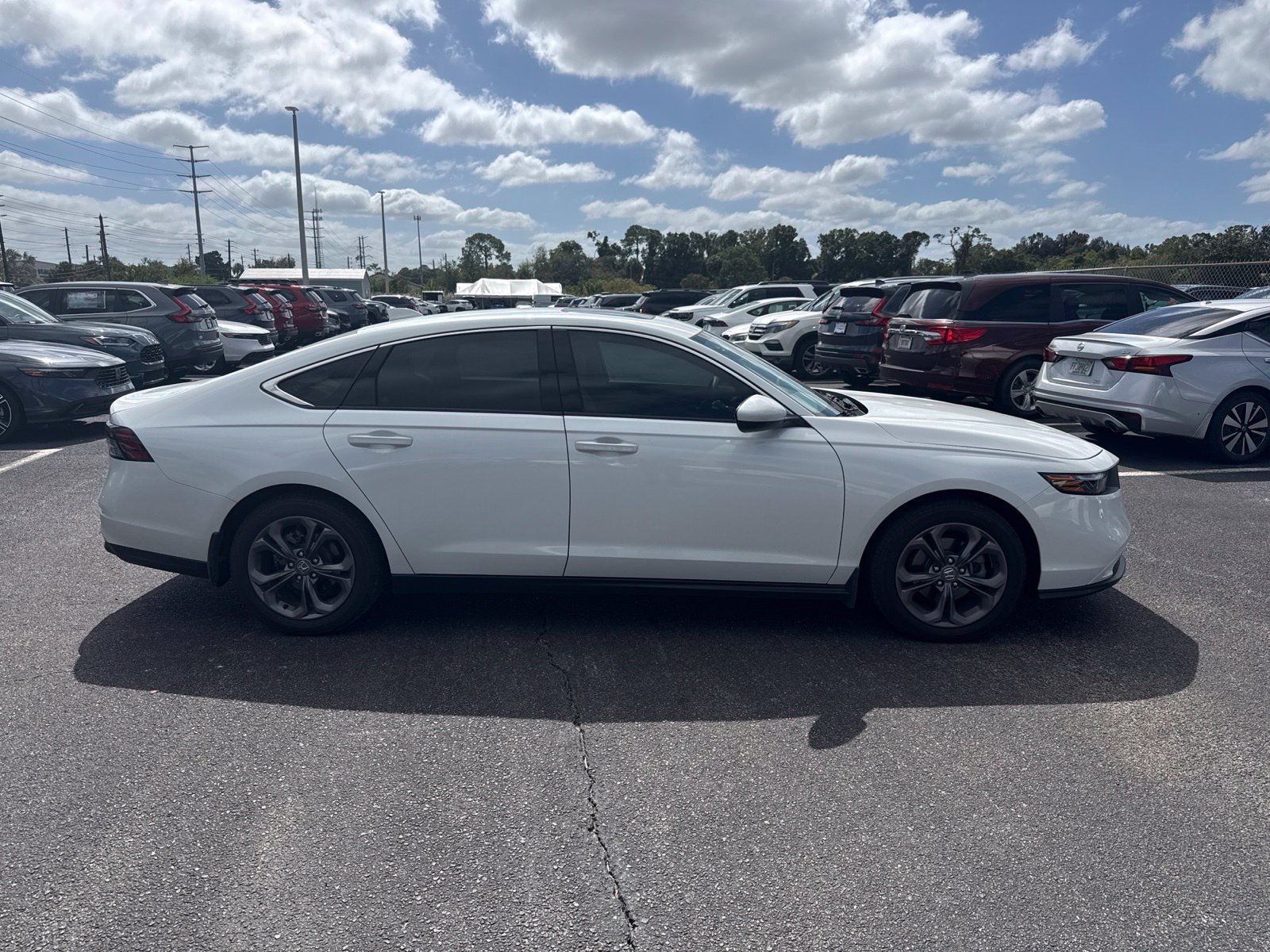 Certified Used 2024 White Honda EX image 8