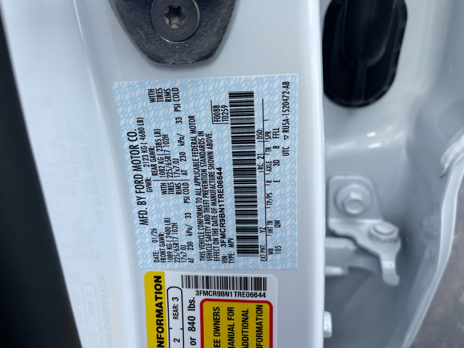 New 2026 Oxford White Ford Big Bend® image 31