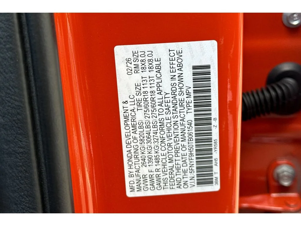 New 2026 Sunset Orange Honda TrailSport Blackout image 36