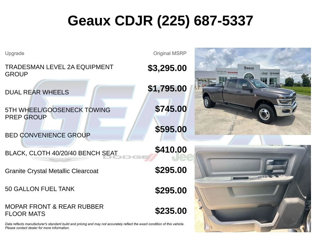 New 2026 Granite Crystal Metallic Clear-Coat Exterior Paint RAM Tradesman image 5