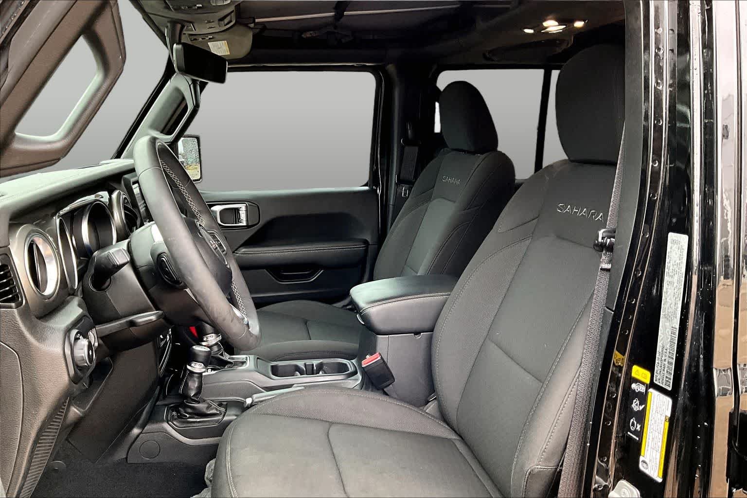 Used 2023 Black Clearcoat Jeep Sahara image 8