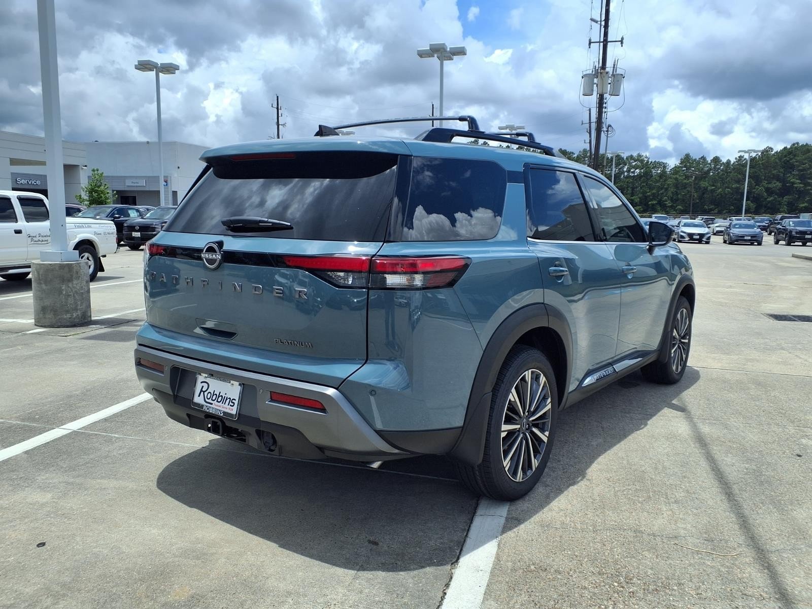 2026 Nissan Pathfinder Platinum Green at Robbins Nissan