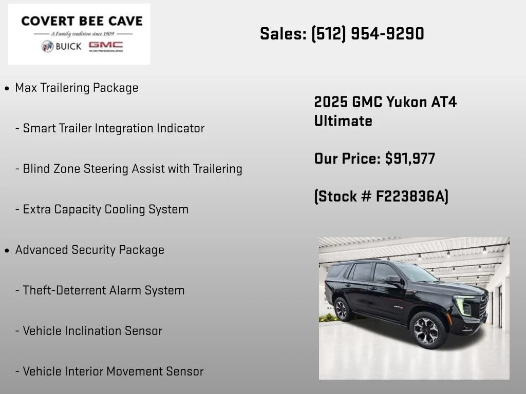 Certified Used 2025 Onyx Black GMC AT4 Ultimate image 37