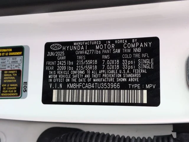 Used 2026 White Hyundai SEL Sport image 30