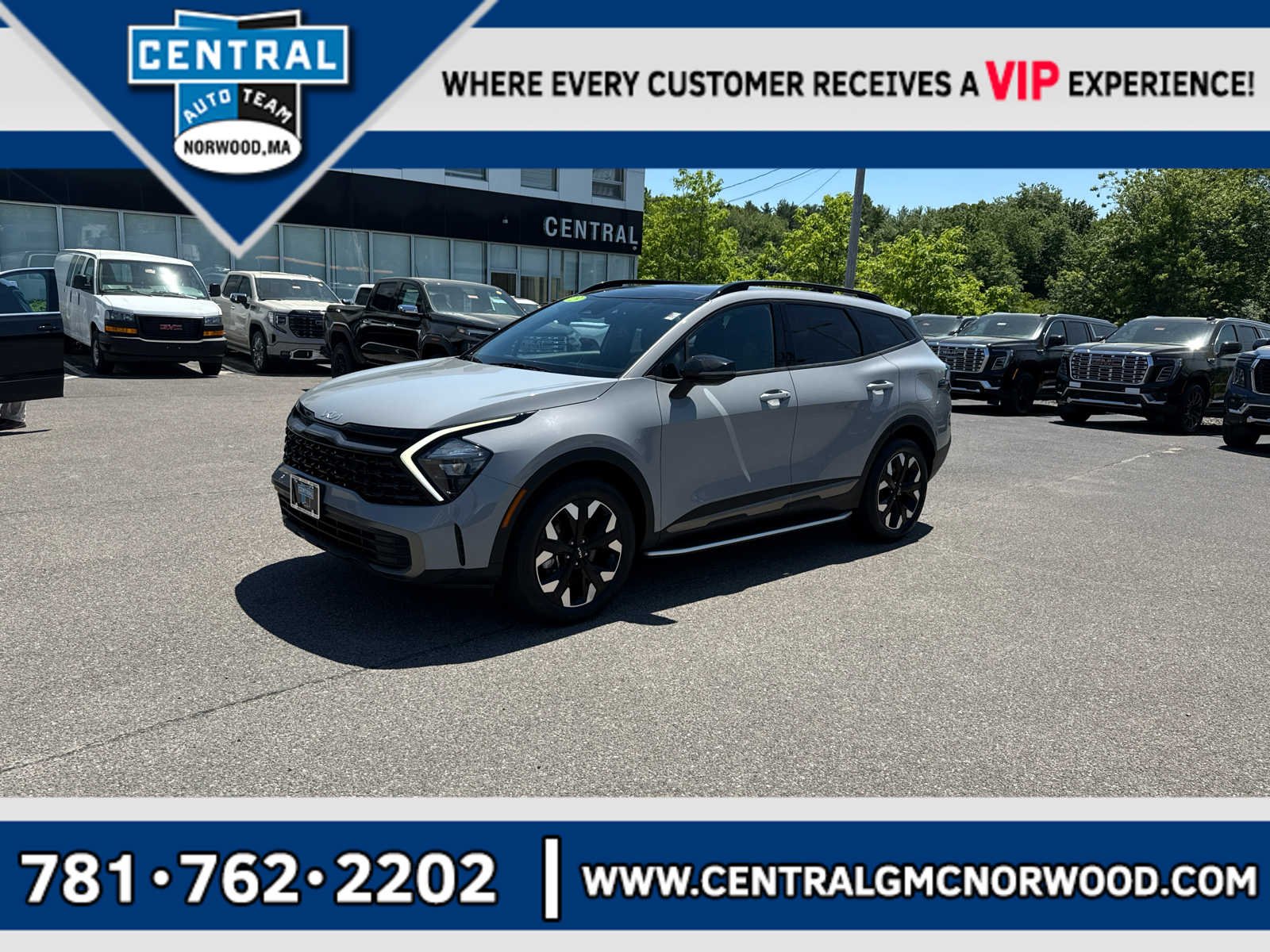 Used 2023 Gray Kia X-Line image 1