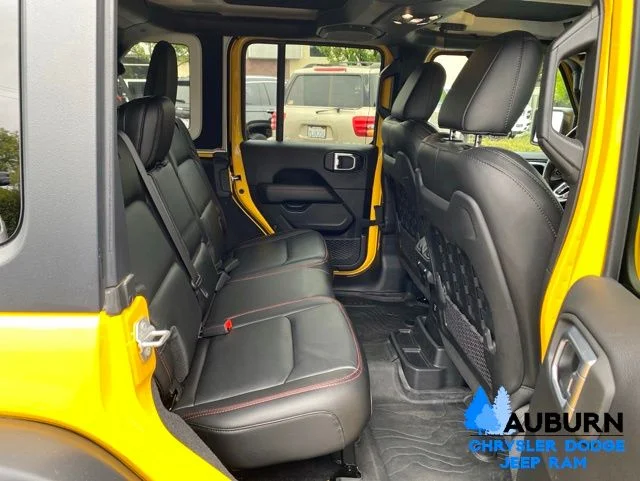 Used 2021 Yellow Jeep Unlimited Rubicon image 19